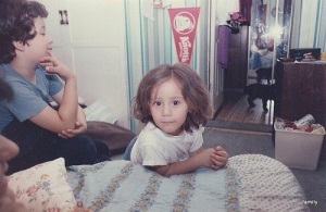 As a wee babe I had a lot of hair. In retrospect I look adorable!